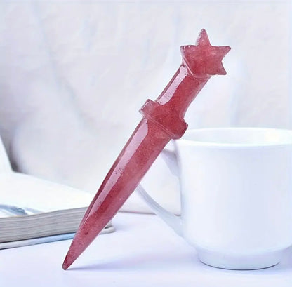 Mini athamé sculpté en pierre